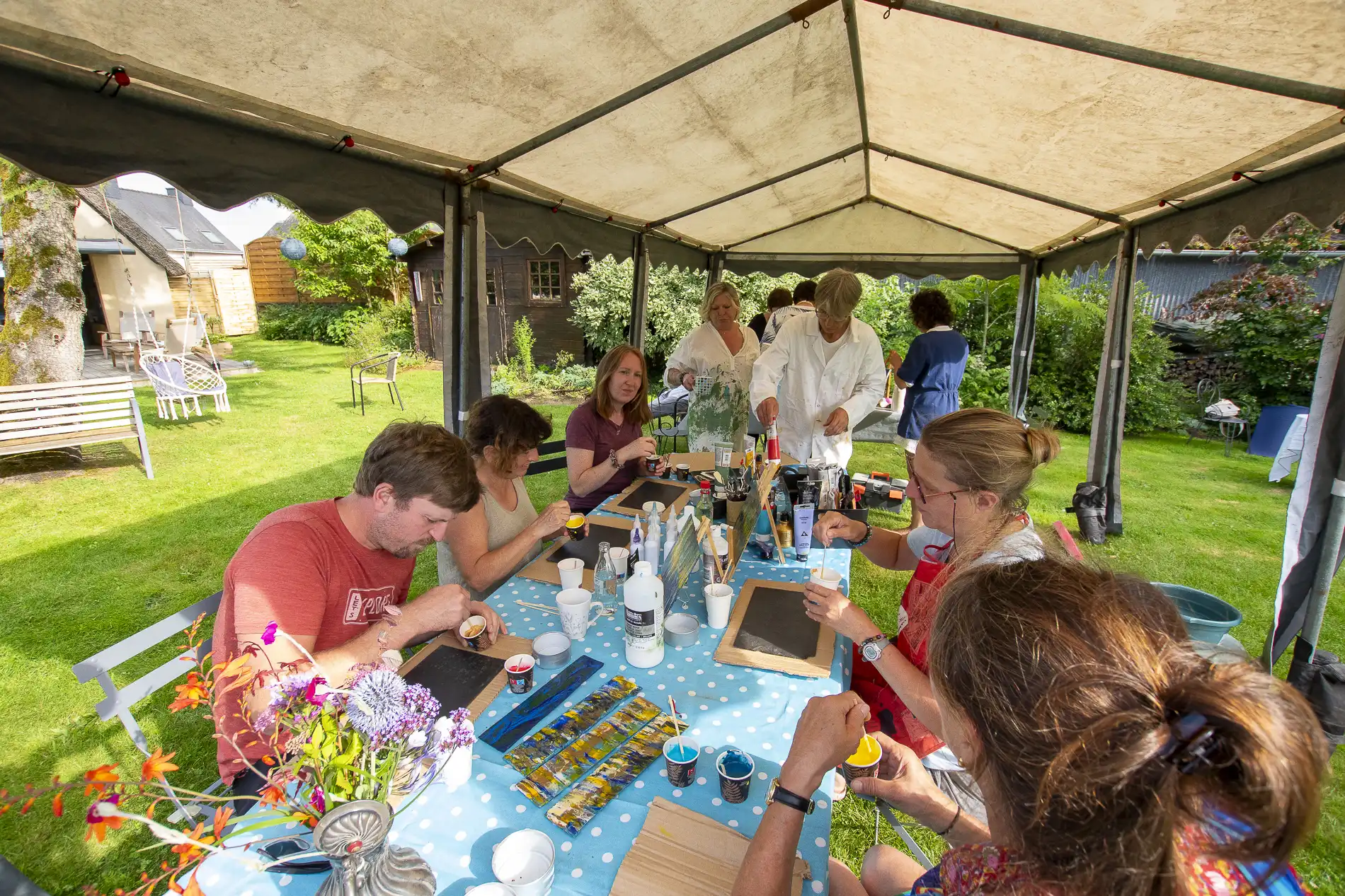 Atelier artistique avec Valérie